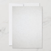 レッドポピーズウォーターカラーフローラ結婚式招待状 招待状 (裏面)