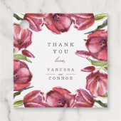 レッドポピーズシックフローラサンキュー結婚ズ フェイバータグ (正面)