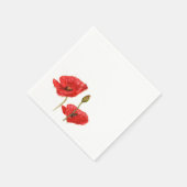 レッドポピーズバド スタンダードカクテルナプキン (角)