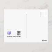 レッドポピーズフィールドハッピーバースデーはがき ポストカード (裏面)