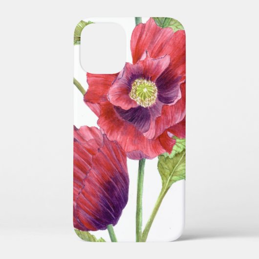 レッドポピーズフローラアート Case-Mate iPhoneケース (裏面)