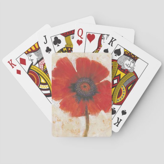 レッドポピーポートレート トランプ (裏面)