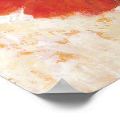 レッドポピーポートレート ポスター (角)