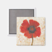 レッドポピーポートレート マグネット (正面/裏面)