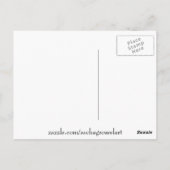 レッドポピーモダンズフローラ ポストカード (裏面)