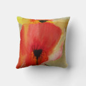 レッドポピーモダンフローラ クッション (裏面)