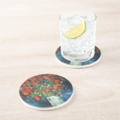 レッドポピー付き花瓶ビンセント・ファンゴッホ コースター (側面)