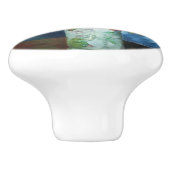 レッドポピー付き花瓶ビンセント・ファンゴッホ セラミックノブ (側面)