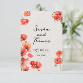 レッドポピー招待状 (スタンド正面)