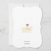 レッドポピー招待状 招待状 (裏面)