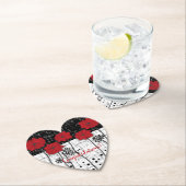 レッドポピー紙プレート ペーパーコースター (インサイチュ)