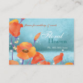 レッドポピー素朴ターコイズスパ 名刺 (正面)