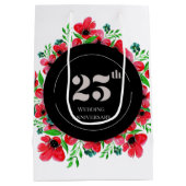 レッドポピー結婚ズ25周年 ミディアムペーパーバッグ (裏面)