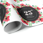 レッドポピー結婚ズ25周年 ラッピングペーパー (ロールコーナー)