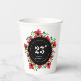 レッドポピー結婚ズ25周年 紙コップ