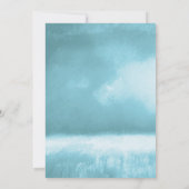 レッドポピー結婚フローラのリハーサル 招待状 (裏面)