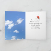 レッドポピー誕生日for Friend カード (内部)