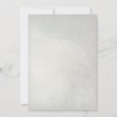 レッドポピー50th誕生日パーティー |グレー 招待状 (裏面)