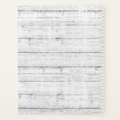 レッドポピー&コーンフラワーウッド素朴フローラ プランナー手帳 (裏面)