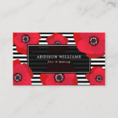 レッドポピー&ストライプ 名刺 (正面)