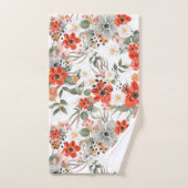 レッドポピー バスタオルセット (ハンドタオル)