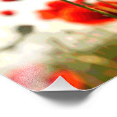 レッドポピー フォトプリント            (角)