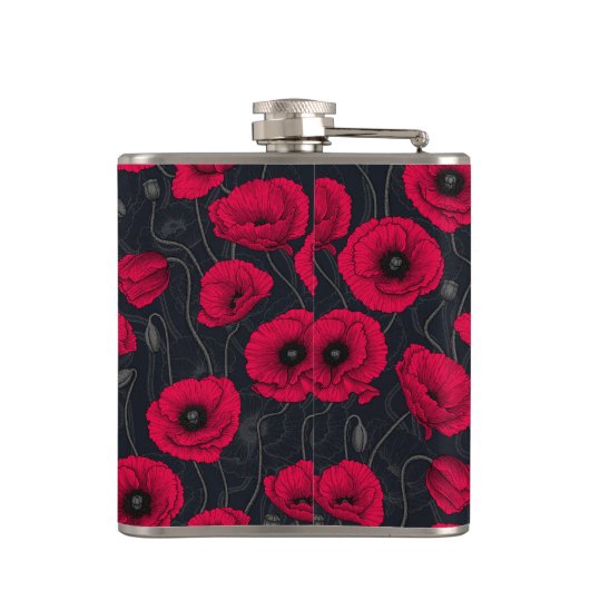 レッドポピー フラスク (裏面)