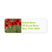 レッドポピー ラベル (正面)