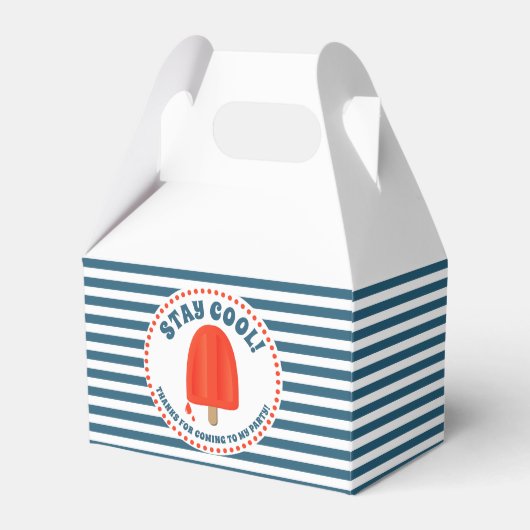 レッドポプシクル誕生日サンキュー フェイバーボックス (正面サイド)