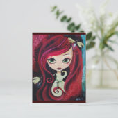 「レッドポートレート」 ポストカード (スタンド正面)