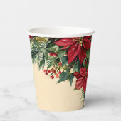 レッドポ素朴インセティアホリデーパーティー 紙コップ (裏面)