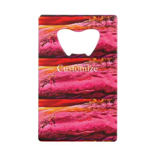 レッドマウイウェーブスサンダー_コーブ クレジットカード栓抜き (正面)