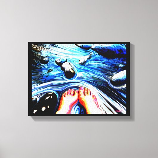 レッドマウンテンキャンプ場No.1 キャンバスプリント (正面)