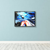 レッドマウンテンキャンプ場No.1 キャンバスプリント (インサイチュ (ウッドフロア))