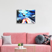 レッドマウンテンキャンプ場No.1 キャンバスプリント (インサイチュ (リビング))