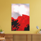 レッドマウンテン キャンバスプリント (インサイチュ (リビング))