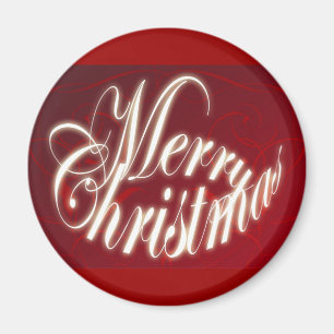レッドマグネットでのメリークリスマス マグネット