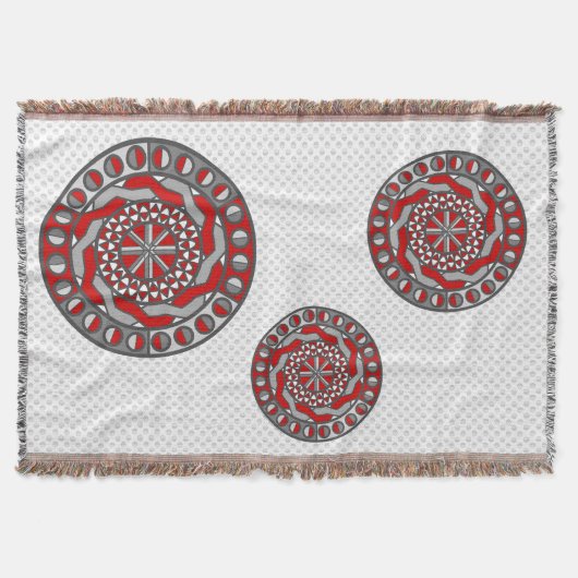 レッドマシナリーブランケット スローブランケット (正面)