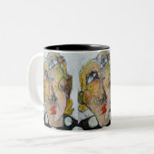 レッドマスカラ ツートーンマグカップ (正面左)