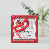 レッドマスカレードキンセアニェラ15thバースデーパーティー 招待状 (スタンド正面)