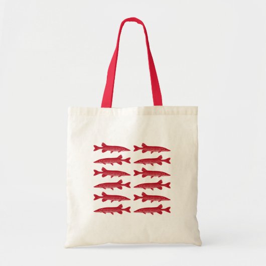 レッドマスキー魚 トートバッグ (正面)