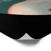 レッドマスクアートプリントロココローブローアート ポスター (角)