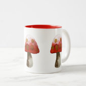 レッドマッシュルームトースツール魔法 ツートーンマグカップ (正面右)