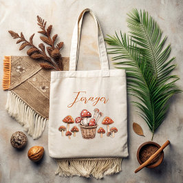 レッドマッシュルームフォーラガートートバッグ トートバッグ