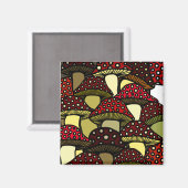 レッドマッシュルーム磁石 マグネット (正面/裏面)