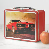 レッドマッスルカー弁当箱 メタルランチボックス (インサイチュ)