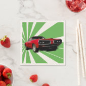 レッドマッスルカー スタンダードカクテルナプキン (インサイチュ)