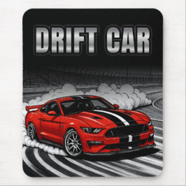レッドマッスル ドリフトカー マウスパッド