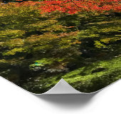 レッドマプルズアットガ日本のーデン ポスター (角)