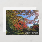 レッドマプルズアットガ日本のーデン ポストカード (正面/裏面)